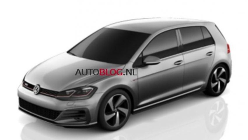 小改款7代Volkswagen Golf照片网上流传，新引擎配置？ 4782