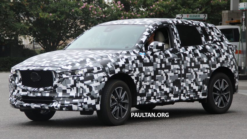全新Mazda CX-5，被拍到在美国洛杉矶进行公路测试。 3506