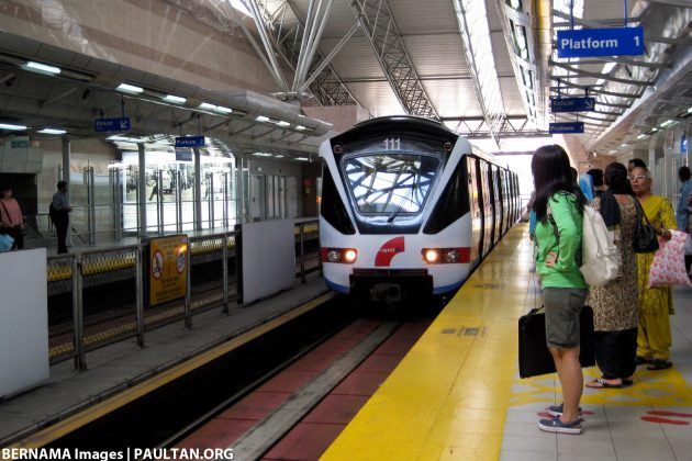 雪隆区 MRT、LRT、Monorail 明天起将解除社交距离限制