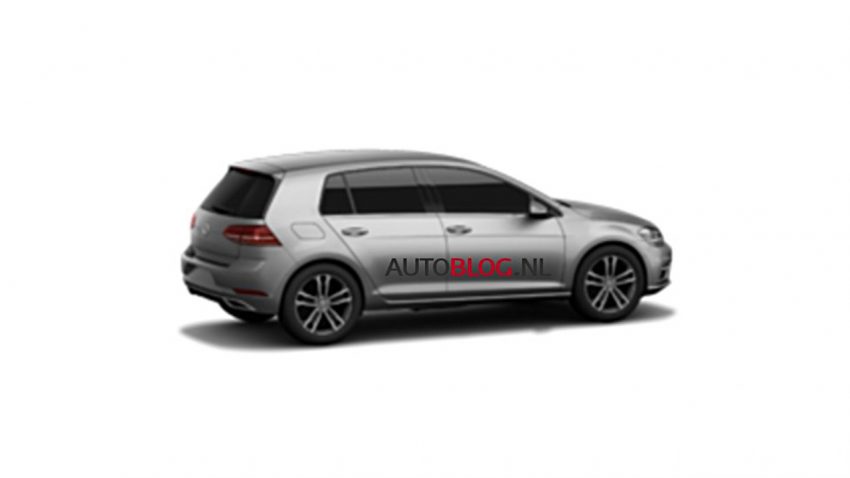 小改款7代Volkswagen Golf照片网上流传，新引擎配置？ 4779