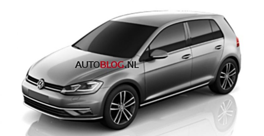 小改款7代Volkswagen Golf照片网上流传，新引擎配置？ 4780