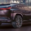 Lexus UX概念车发布，定位在Lexus NX之下的小型SUV。