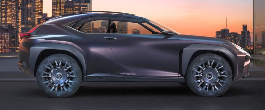 Lexus UX概念车发布，定位在Lexus NX之下的小型SUV。 8858