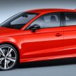全新Audi RS3 Sedan面世，400hp输出，零百加速4.1秒！