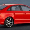 全新Audi RS3 Sedan面世，400hp输出，零百加速4.1秒！