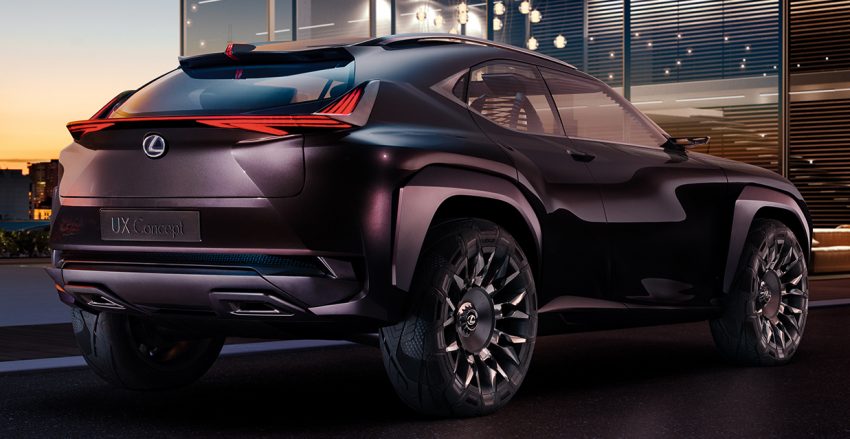 定位NX之下，Lexus将发布全新小型SUV UX Concept。 7599