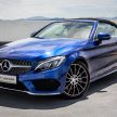 Mercedes-Benz SLC小改与C-Class Cabriolet本地面市！