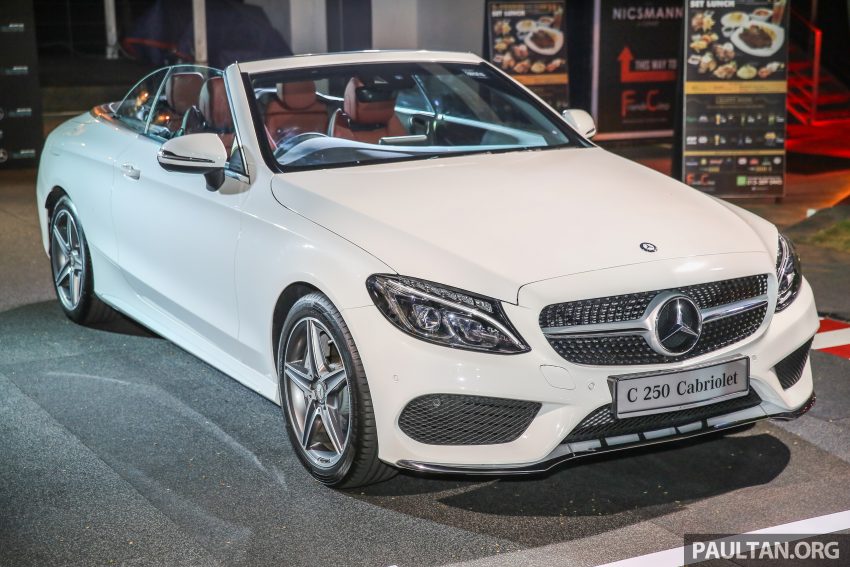 Mercedes-Benz SLC小改与C-Class Cabriolet本地面市！ 8625