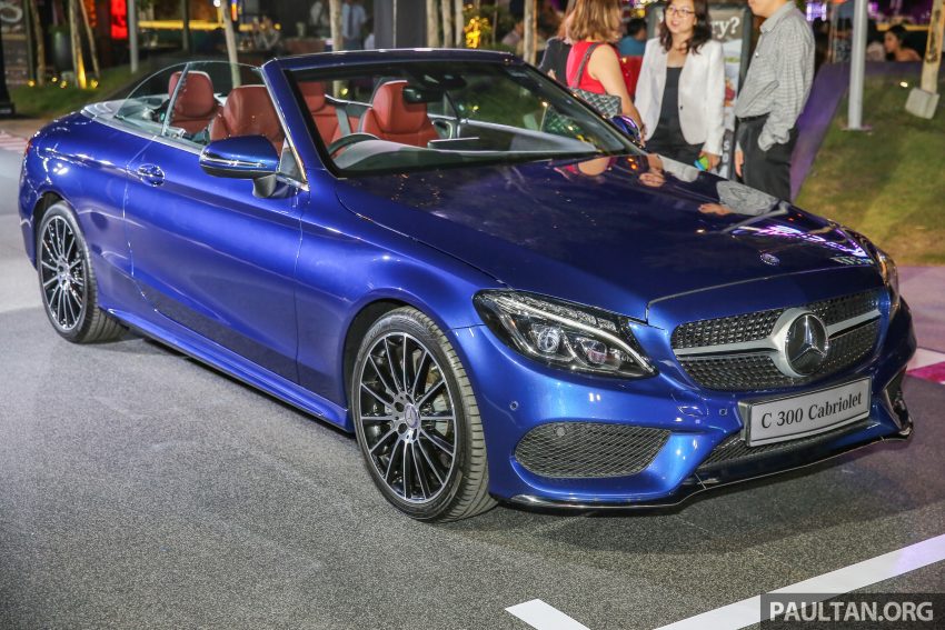 Mercedes-Benz SLC小改与C-Class Cabriolet本地面市！ 8645