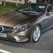 Mercedes-Benz SLC小改与C-Class Cabriolet本地面市！