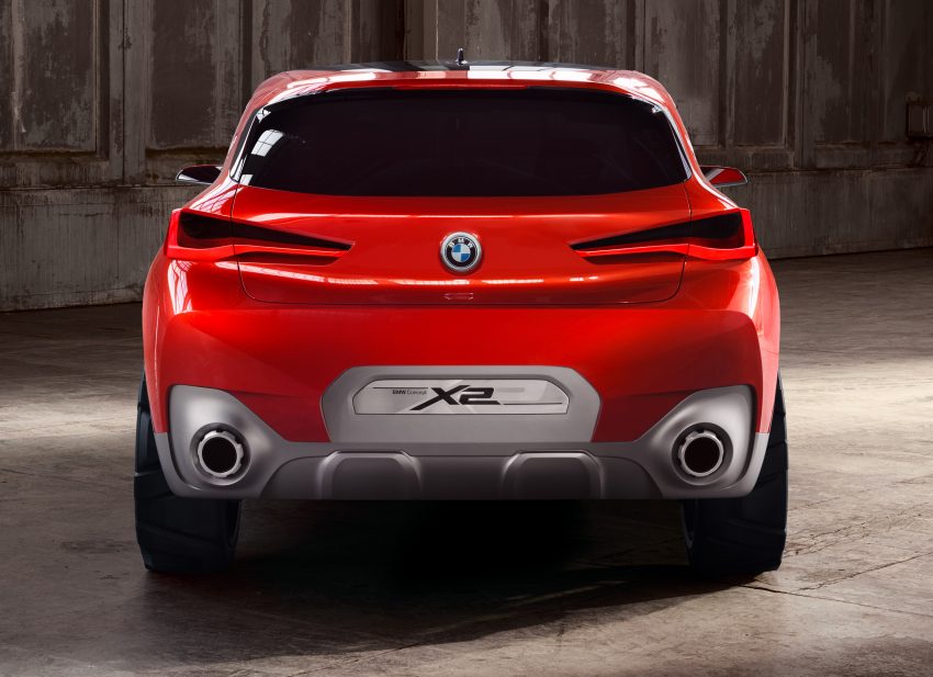 BMW X2 Concept 巴黎国际车展发布，距离量产不远了？ 8875