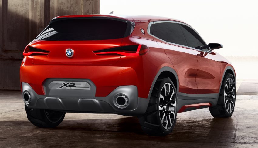 BMW X2 Concept 巴黎国际车展发布，距离量产不远了？ 8876