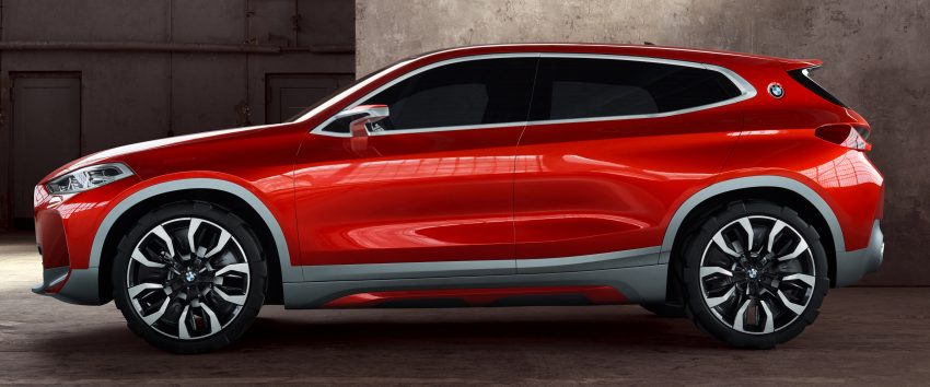 BMW X2 Concept 巴黎国际车展发布，距离量产不远了？ 8877