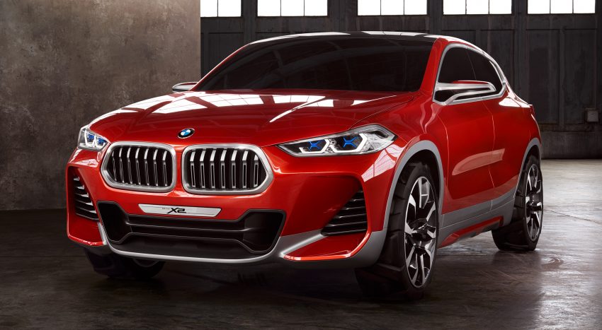 BMW X2 Concept 巴黎国际车展发布，距离量产不远了？ 8878