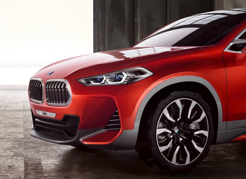 BMW X2 Concept 巴黎国际车展发布，距离量产不远了？ 8882