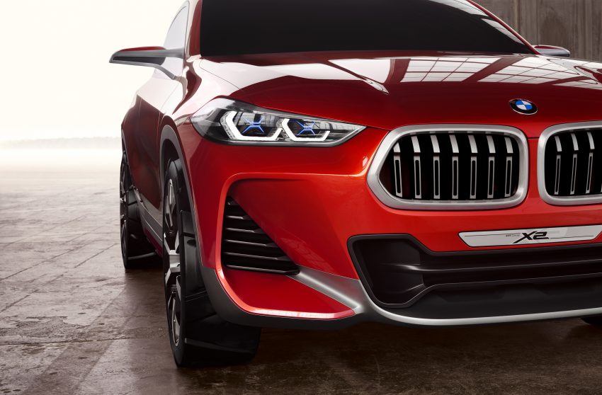 BMW X2 Concept 巴黎国际车展发布，距离量产不远了？ 8884