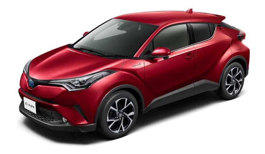 Toyota C-HR日本年尾上市，2种动力、8种车身颜色选择。 8391