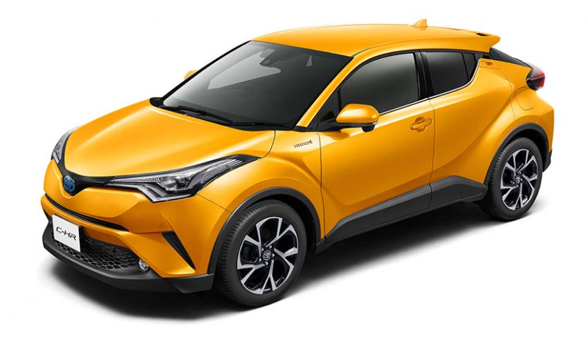 Toyota C-HR日本年尾上市，2种动力、8种车身颜色选择。 8393
