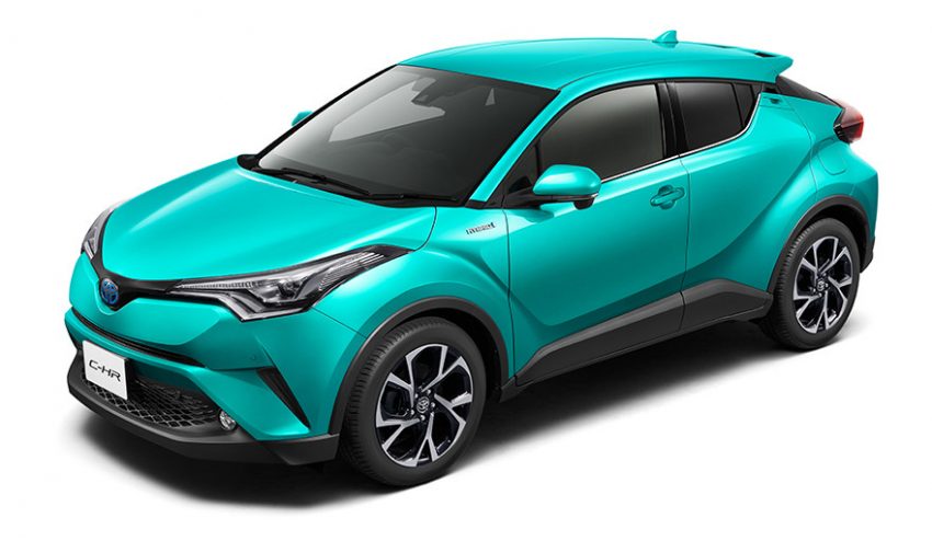 Toyota C-HR日本年尾上市，2种动力、8种车身颜色选择。 8402