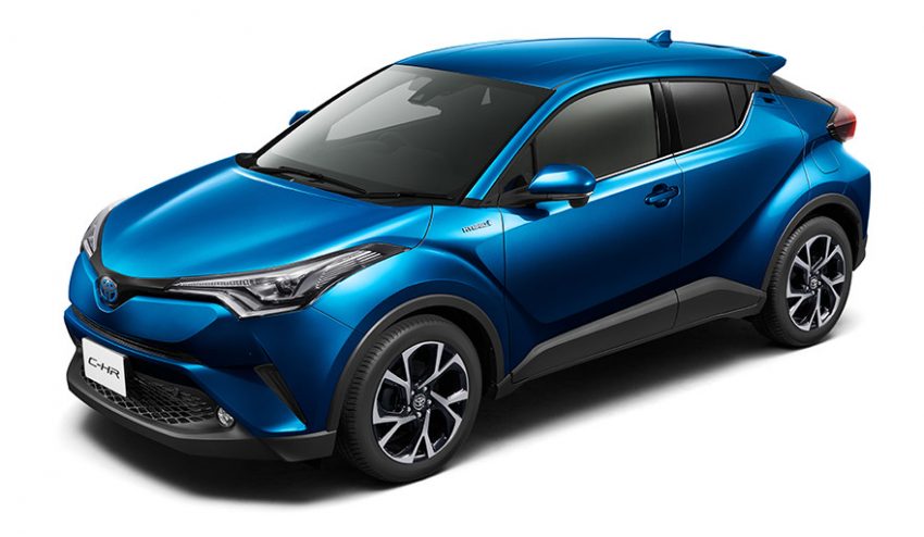 Toyota C-HR日本年尾上市，2种动力、8种车身颜色选择。 8394