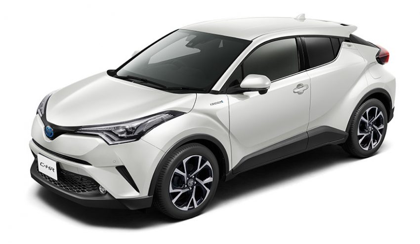 Toyota C-HR日本年尾上市，2种动力、8种车身颜色选择。 8395