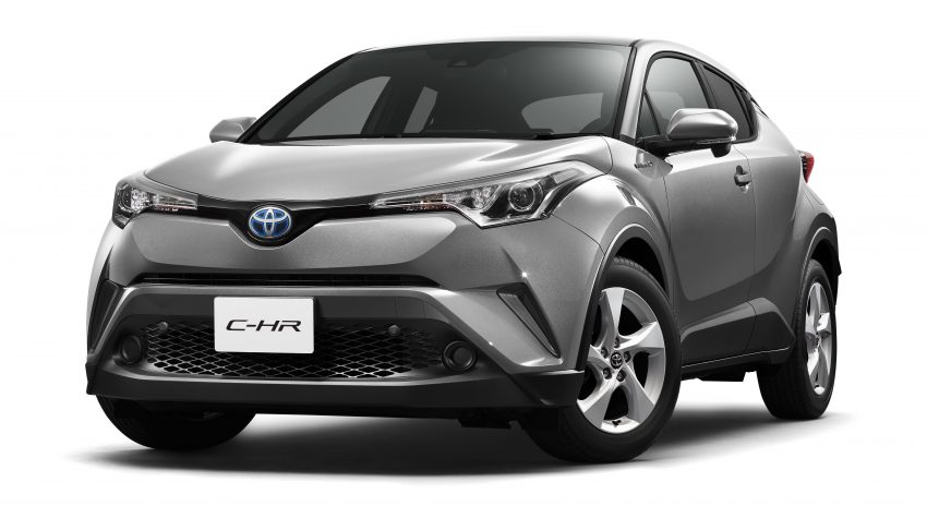 Toyota C-HR日本年尾上市，2种动力、8种车身颜色选择。 8399