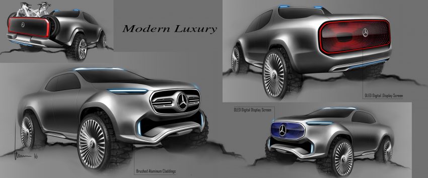 Mercedes-Benz X-Class，首款Pick-up概念车正式发布。 11161