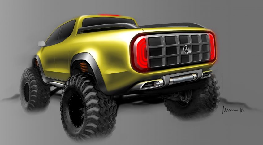 Mercedes-Benz X-Class，首款Pick-up概念车正式发布。 11163