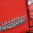 小改款Chevrolet Colorado本地面市，价格RM99.9k起！