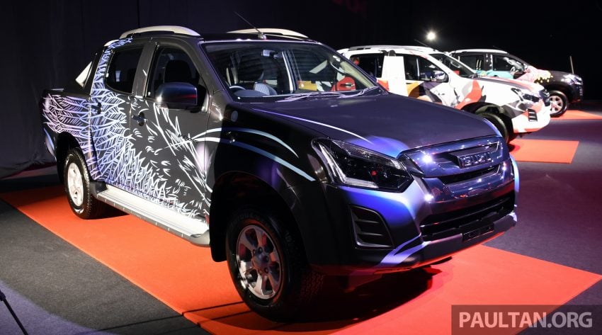 Isuzu D-MAX 小改款上市，八个等级，价格从RM83k起。 11012