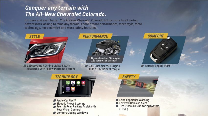 小改款 Chevrolet Colorado 开放预订，价格从RM95k起！ 9094