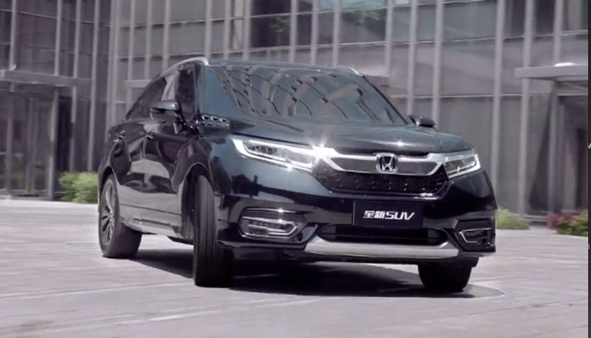 中国将发布Honda UR-V，Honda Avancier的孪生车款。 10805
