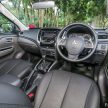 Mitsubishi Triton 小改款前后，两车实际油耗数据对比。
