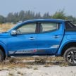 Mitsubishi Triton 小改款前后，两车实际油耗数据对比。