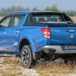 Mitsubishi Triton 小改款前后，两车实际油耗数据对比。