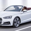 A5家族全新敞篷车，Audi A5 Cabriolet 与 S5 Cabriolet。