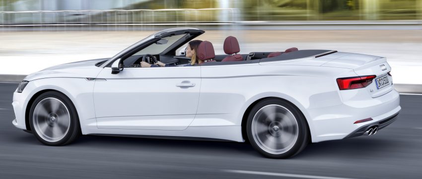 A5家族全新敞篷车，Audi A5 Cabriolet 与 S5 Cabriolet。 12315