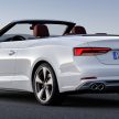 A5家族全新敞篷车，Audi A5 Cabriolet 与 S5 Cabriolet。