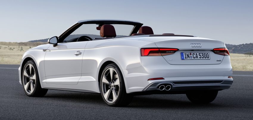 A5家族全新敞篷车，Audi A5 Cabriolet 与 S5 Cabriolet。 12316