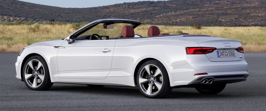 A5家族全新敞篷车，Audi A5 Cabriolet 与 S5 Cabriolet。 12318