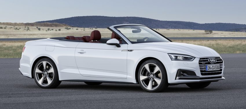 A5家族全新敞篷车，Audi A5 Cabriolet 与 S5 Cabriolet。 12319