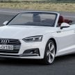 A5家族全新敞篷车，Audi A5 Cabriolet 与 S5 Cabriolet。