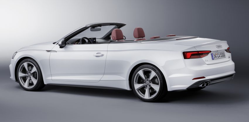 A5家族全新敞篷车，Audi A5 Cabriolet 与 S5 Cabriolet。 12322