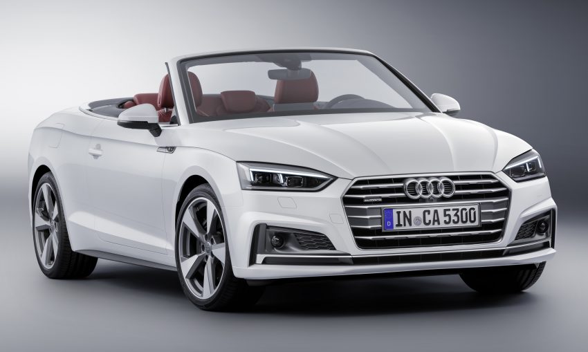 A5家族全新敞篷车，Audi A5 Cabriolet 与 S5 Cabriolet。 12325