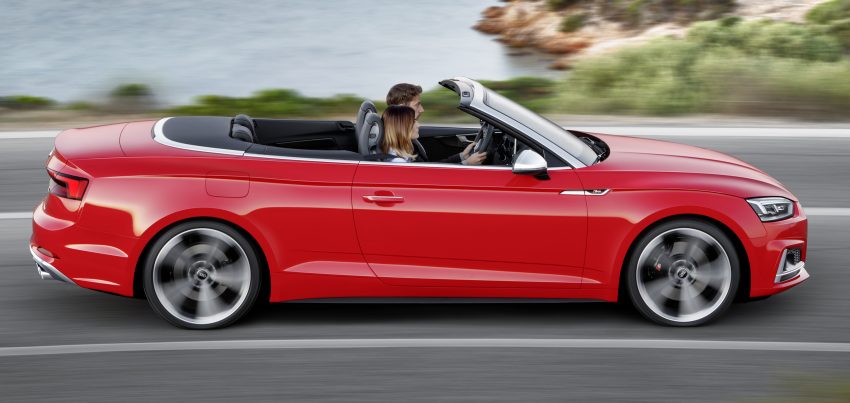 A5家族全新敞篷车，Audi A5 Cabriolet 与 S5 Cabriolet。 12333