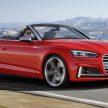 A5家族全新敞篷车，Audi A5 Cabriolet 与 S5 Cabriolet。