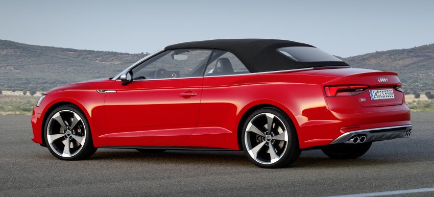 A5家族全新敞篷车，Audi A5 Cabriolet 与 S5 Cabriolet。 12337