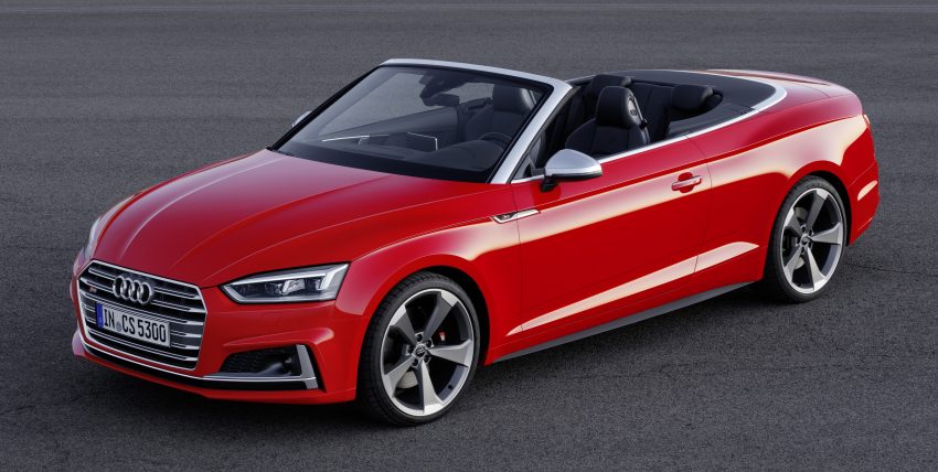 A5家族全新敞篷车，Audi A5 Cabriolet 与 S5 Cabriolet。 12339