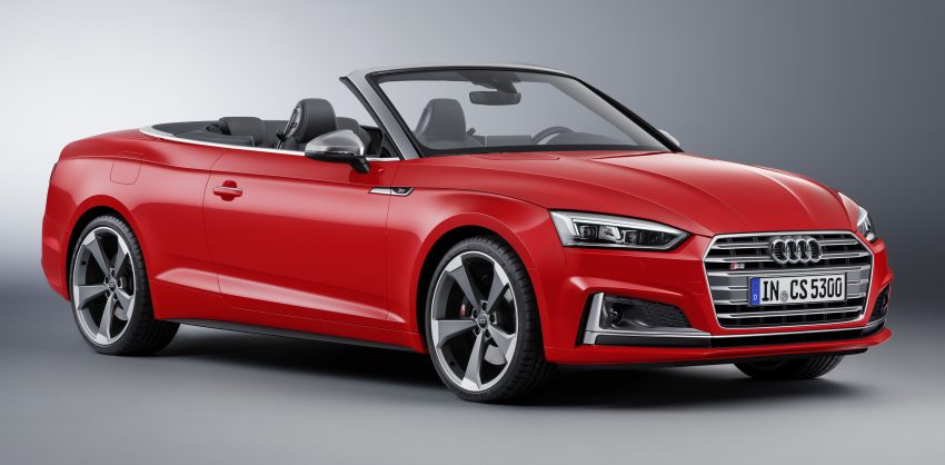A5家族全新敞篷车，Audi A5 Cabriolet 与 S5 Cabriolet。 12340