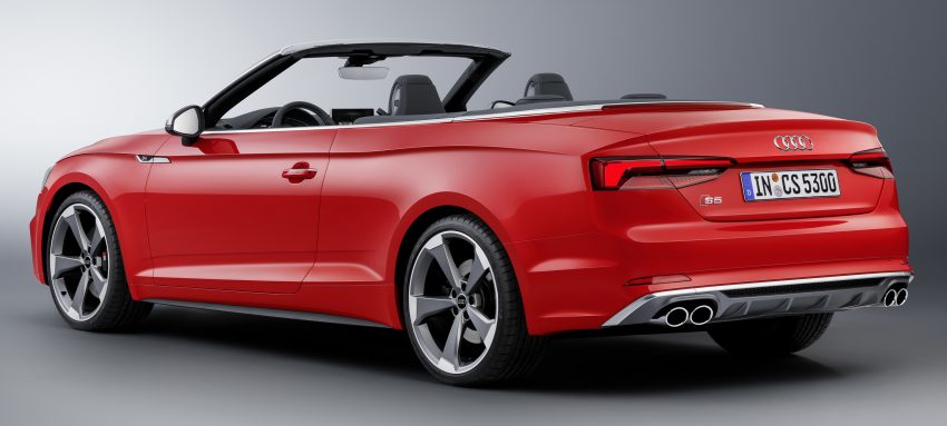 A5家族全新敞篷车，Audi A5 Cabriolet 与 S5 Cabriolet。 12341